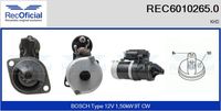 RECOFICIAL 60102650 - Motor de arranque