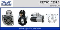 RECOFICIAL 60102740 - Motor de arranque