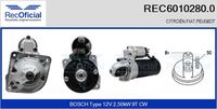 RECOFICIAL 60102800 - Motor de arranque