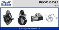 RECOFICIAL REC60103522 - Motor de arranque