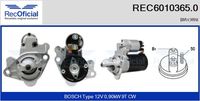 RECOFICIAL 60103650 - Motor de arranque