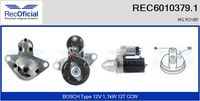 RECOFICIAL REC60103791 - Motor de arranque