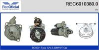 RECOFICIAL 60103800 - Motor de arranque