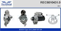 RECOFICIAL 60104310 - Motor de arranque