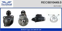 RECOFICIAL 60104490 - Motor de arranque