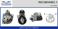 RECOFICIAL REC6010451.1 - Motor de arranque