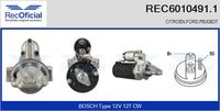 RECOFICIAL 60104911 - Motor de arranque