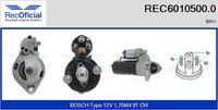 RECOFICIAL 60105000 - Motor de arranque