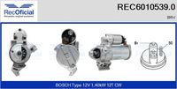 RECOFICIAL 60105390 - Motor de arranque