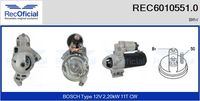 RECOFICIAL 60105510 - Motor de arranque