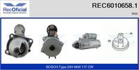 RECOFICIAL REC6010658.1 - Motor de arranque