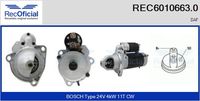 RECOFICIAL 60106630 - Motor de arranque