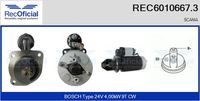 RECOFICIAL REC6010667.3 - Motor de arranque