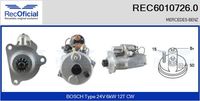 RECOFICIAL 60107260 - Motor de arranque