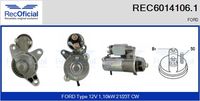 RECOFICIAL 60141061 - Motor de arranque