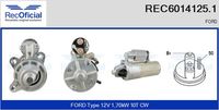 RECOFICIAL REC6014125.1 - Motor de arranque