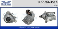 RECOFICIAL 60141380 - Motor de arranque