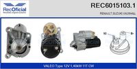 RECOFICIAL 60151031 - Motor de arranque