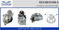 RECOFICIAL 60151040 - Motor de arranque