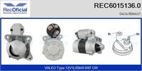 RECOFICIAL REC6015136.0 - Motor de arranque