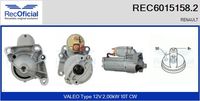 RECOFICIAL REC60151582 - Motor de arranque