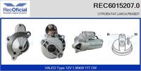 RECOFICIAL 60152070 - Motor de arranque