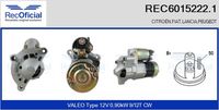 RECOFICIAL 60152221 - Motor de arranque