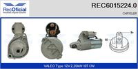 RECOFICIAL REC6015224.0 - Motor de arranque