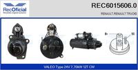 RECOFICIAL 60156060 - Motor de arranque