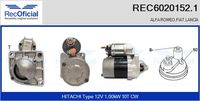 RECOFICIAL REC60201521 - Motor de arranque