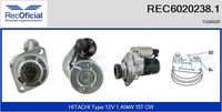 RECOFICIAL 60202381 - Motor de arranque