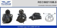 RECOFICIAL 60211080 - Motor de arranque