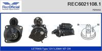 RECOFICIAL 60211081 - Motor de arranque