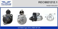 RECOFICIAL 60212121 - Motor de arranque