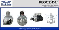 RECOFICIAL 60251321 - Motor de arranque