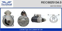 RECOFICIAL 60251340 - Motor de arranque