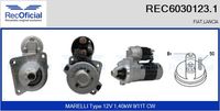 RECOFICIAL REC60301231 - Motor de arranque