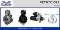 RECOFICIAL REC60301382 - Motor de arranque