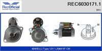 RECOFICIAL REC60301711 - Motor de arranque