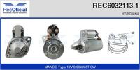 RECOFICIAL 60321131 - Motor de arranque