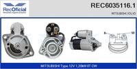 RECOFICIAL 60351161 - Motor de arranque