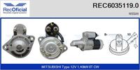 RECOFICIAL 60351190 - Motor de arranque