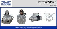 RECOFICIAL 60351371 - Motor de arranque