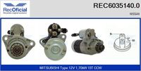 RECOFICIAL 60351400 - Motor de arranque