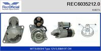 RECOFICIAL 60352120 - Motor de arranque