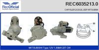 RECOFICIAL 60352130 - Motor de arranque