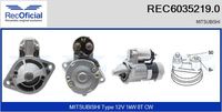 RECOFICIAL 60352190 - Motor de arranque