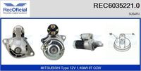 RECOFICIAL 60352210 - Motor de arranque