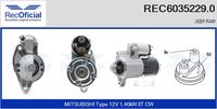 RECOFICIAL 60352290 - Motor de arranque