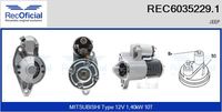 RECOFICIAL REC6035229.1 - Motor de arranque